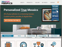 Tablet Screenshot of picturemosaics.com